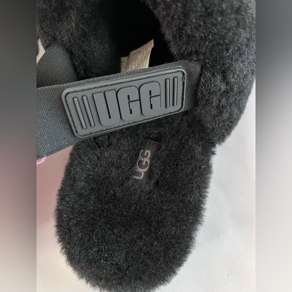 UGG  Plataform Sleepers / slides size 9 Wool Black Women’s‎ NWOB - Picture 10 of 11